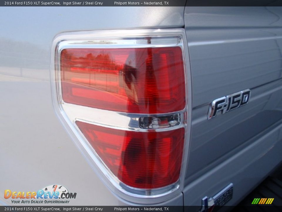 2014 Ford F150 XLT SuperCrew Ingot Silver / Steel Grey Photo #15