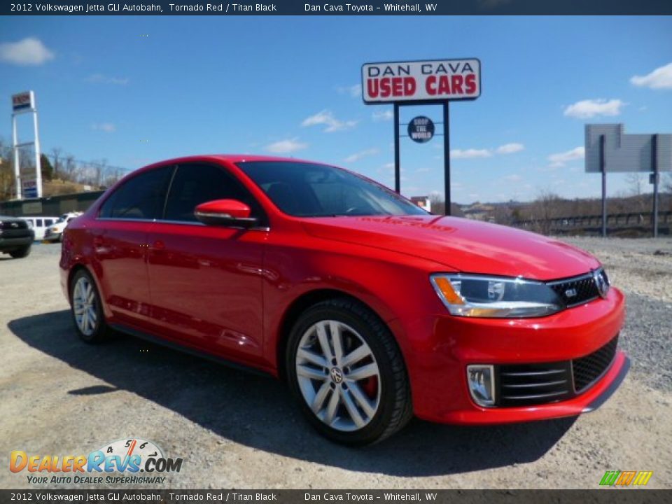 2012 Volkswagen Jetta GLI Autobahn Tornado Red / Titan Black Photo #1