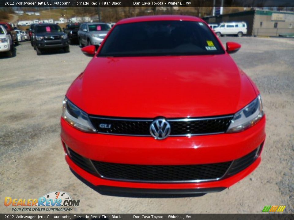 2012 Volkswagen Jetta GLI Autobahn Tornado Red / Titan Black Photo #2