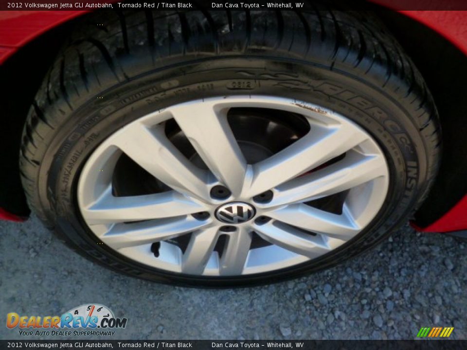 2012 Volkswagen Jetta GLI Autobahn Tornado Red / Titan Black Photo #8