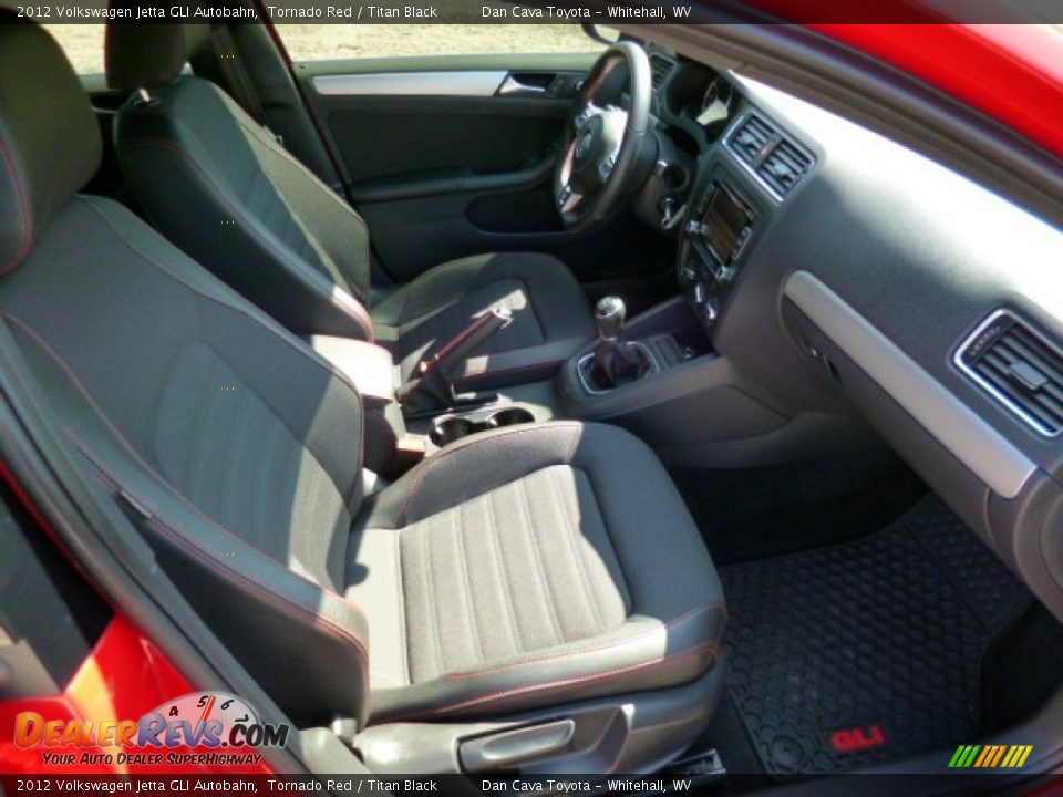 2012 Volkswagen Jetta GLI Autobahn Tornado Red / Titan Black Photo #9