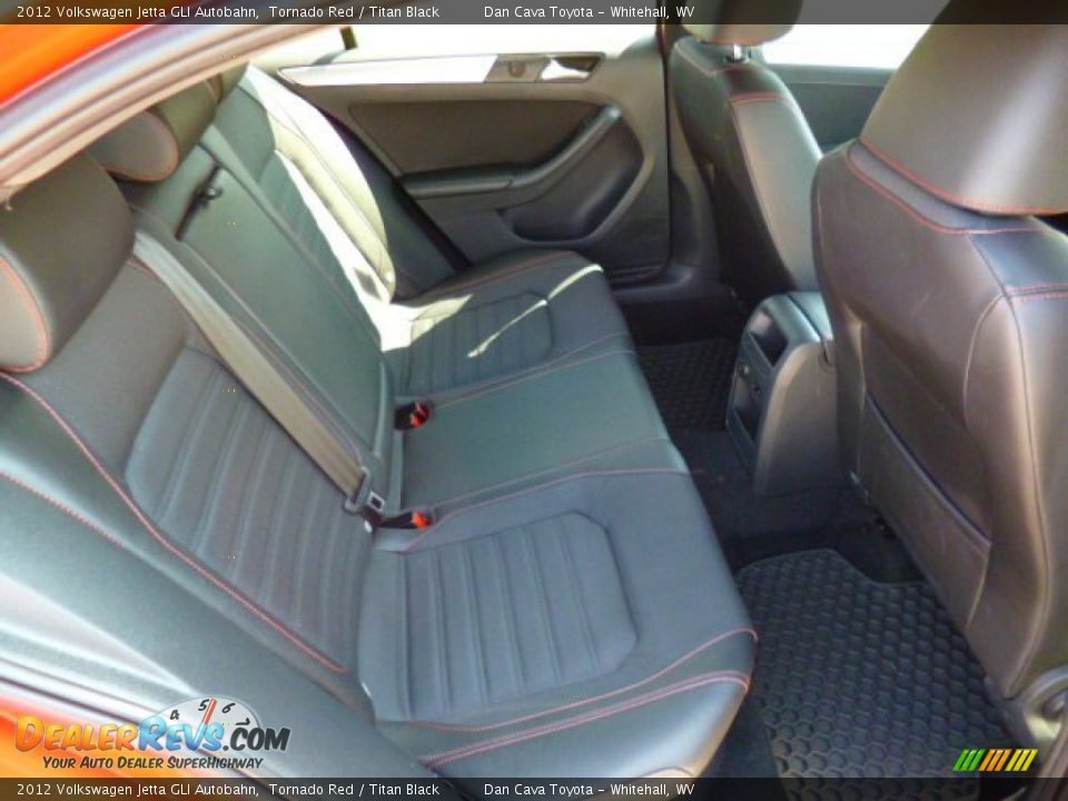 2012 Volkswagen Jetta GLI Autobahn Tornado Red / Titan Black Photo #10