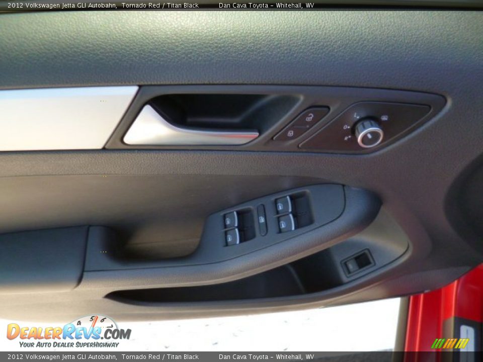 2012 Volkswagen Jetta GLI Autobahn Tornado Red / Titan Black Photo #13
