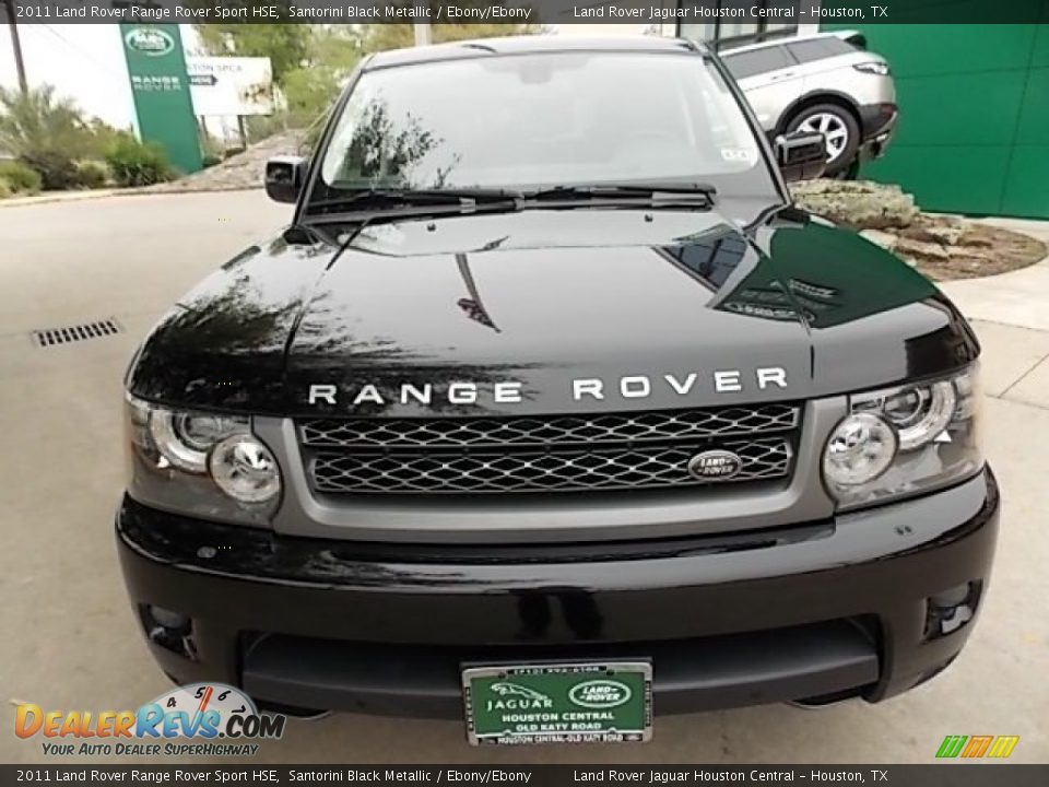 2011 Land Rover Range Rover Sport HSE Santorini Black Metallic / Ebony/Ebony Photo #11