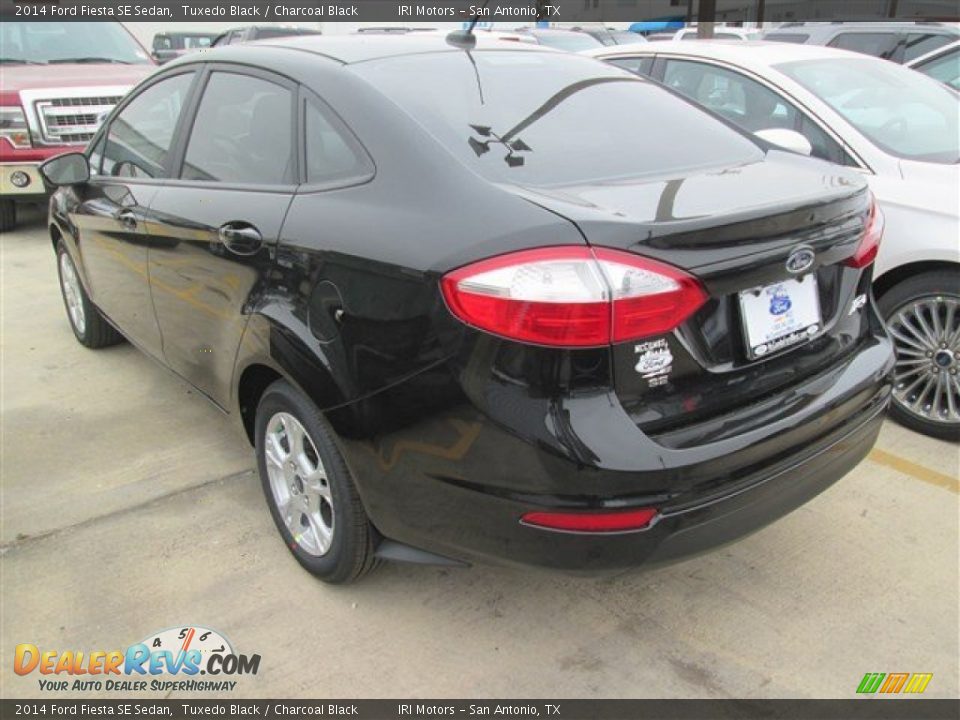2014 Ford Fiesta SE Sedan Tuxedo Black / Charcoal Black Photo #3