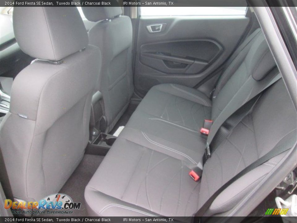 2014 Ford Fiesta SE Sedan Tuxedo Black / Charcoal Black Photo #7