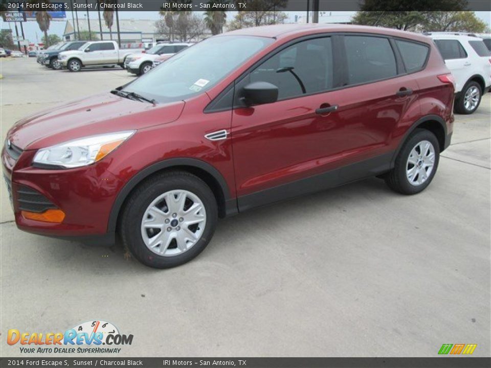 2014 Ford Escape S Sunset / Charcoal Black Photo #1