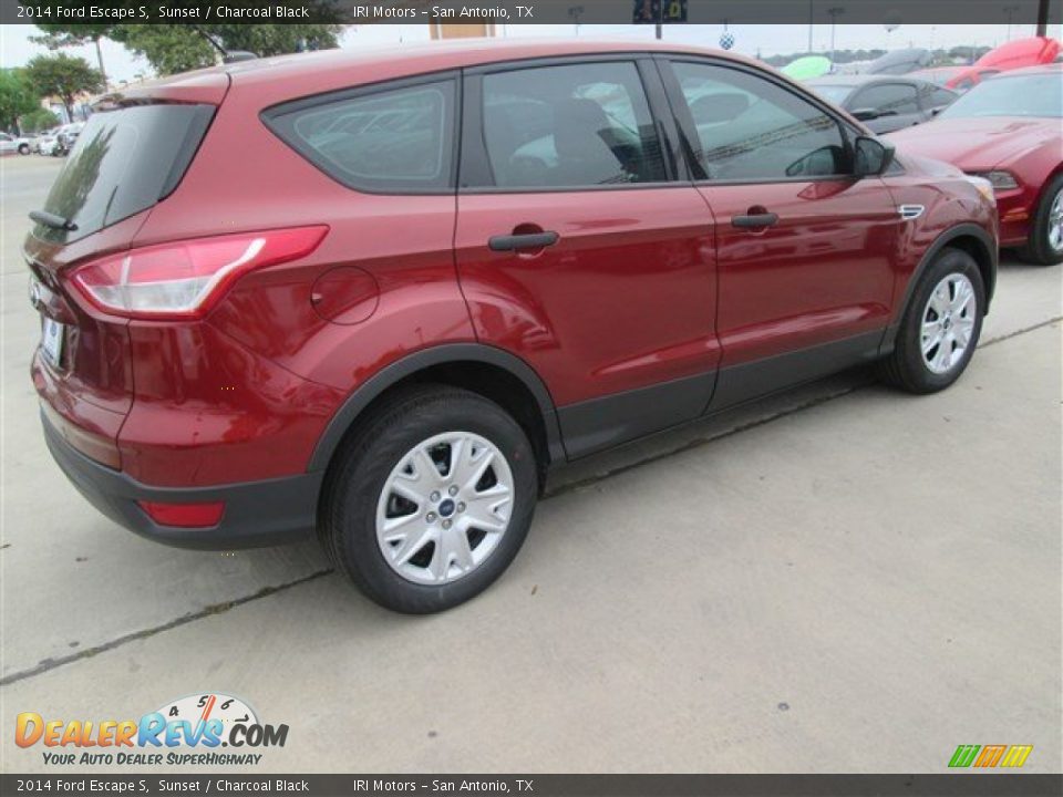 2014 Ford Escape S Sunset / Charcoal Black Photo #4
