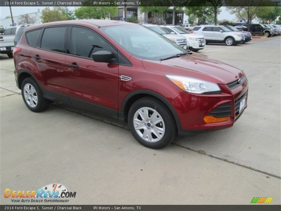2014 Ford Escape S Sunset / Charcoal Black Photo #5