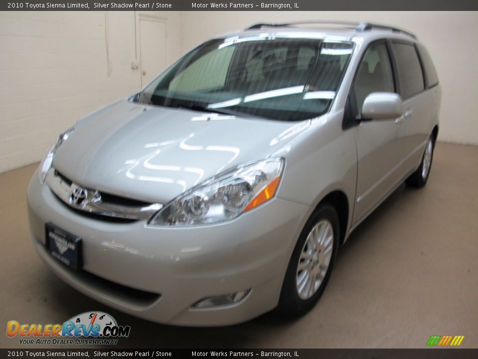 2010 Toyota Sienna Limited Silver Shadow Pearl / Stone Photo #4
