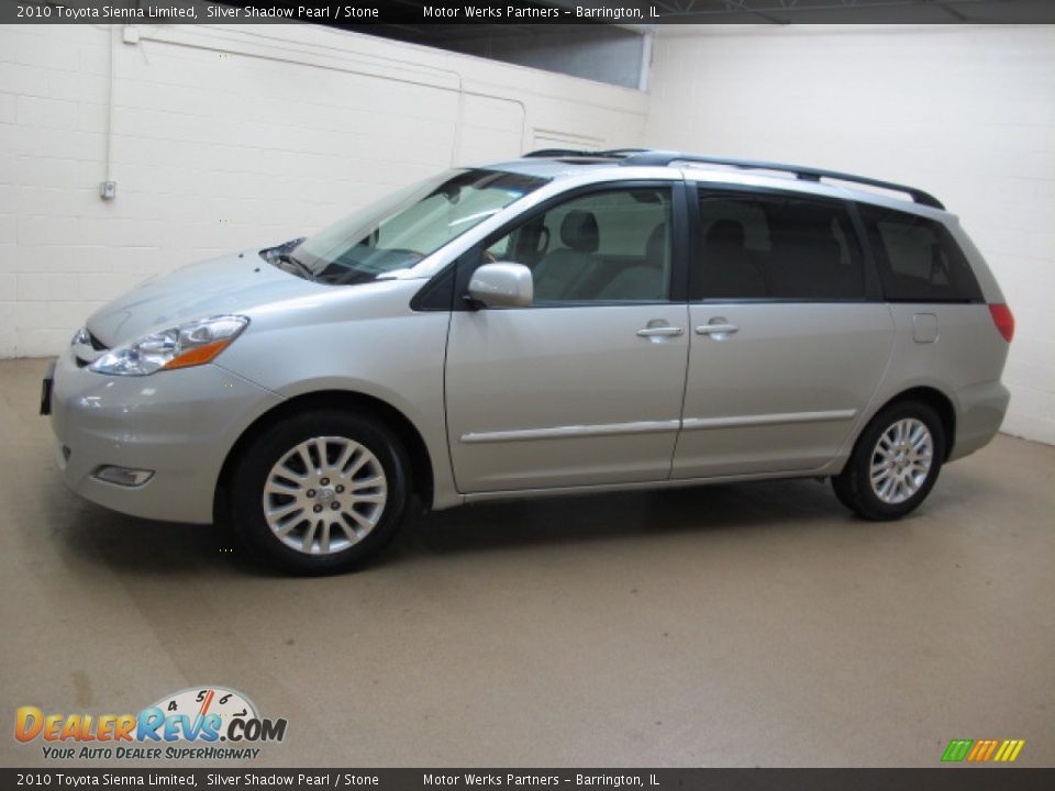 2010 Toyota Sienna Limited Silver Shadow Pearl / Stone Photo #5