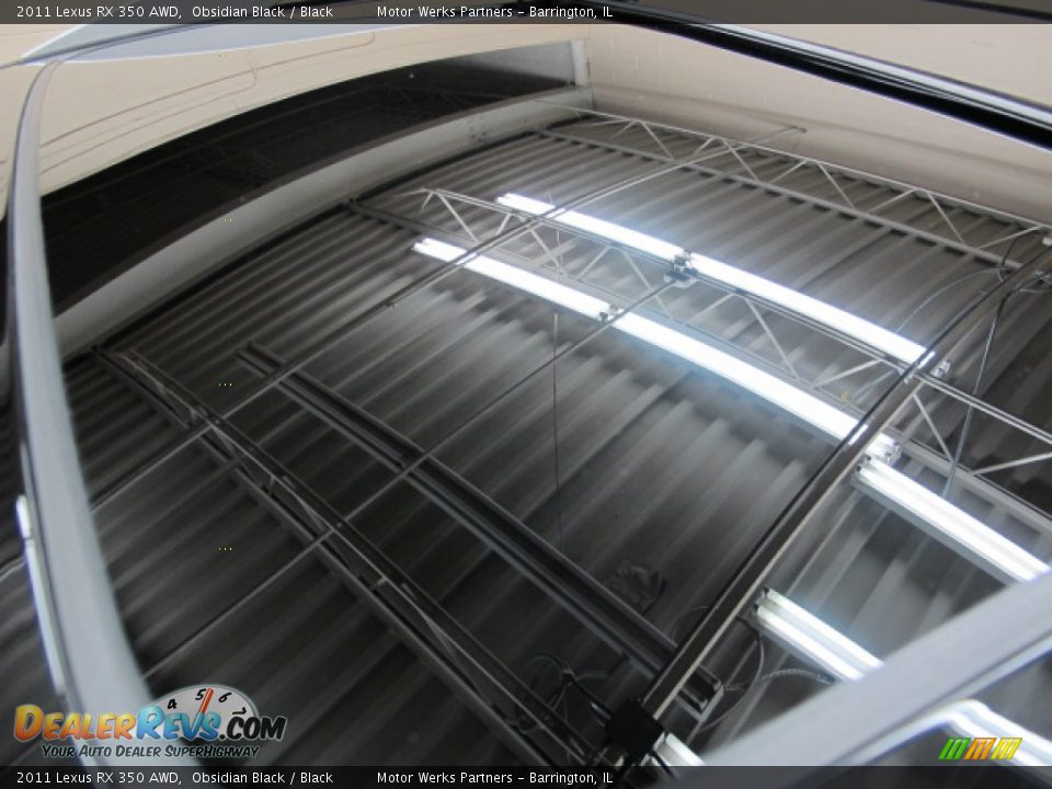 2011 Lexus RX 350 AWD Obsidian Black / Black Photo #9