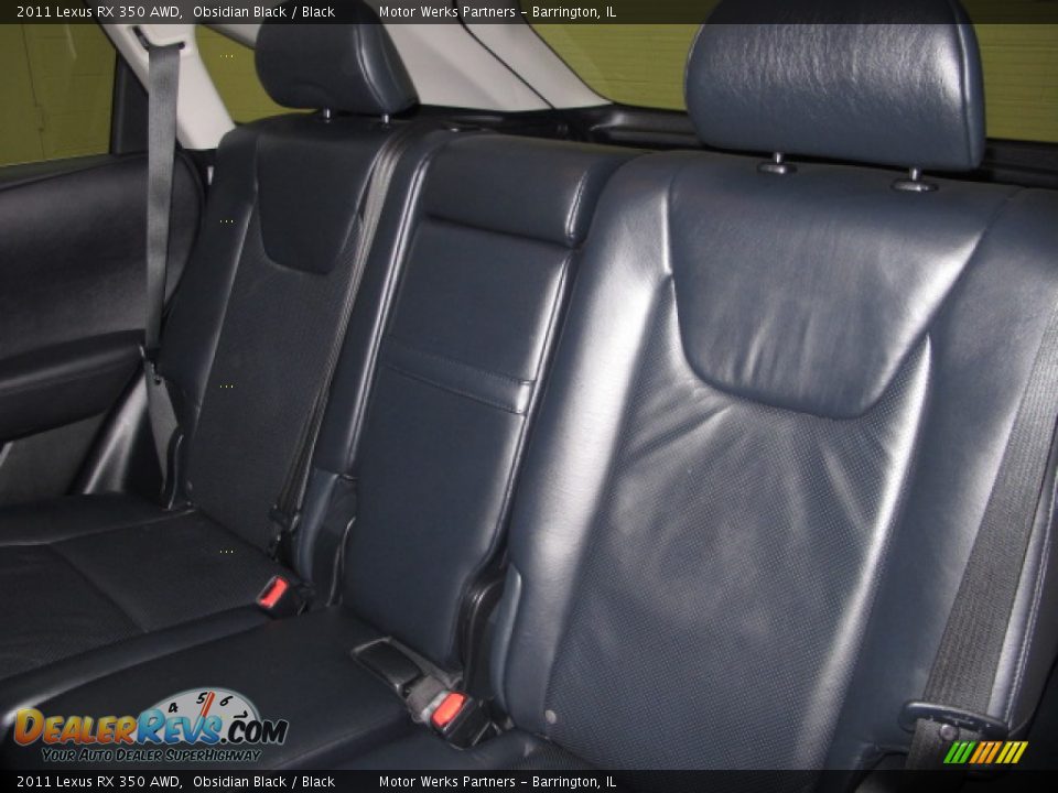 2011 Lexus RX 350 AWD Obsidian Black / Black Photo #17