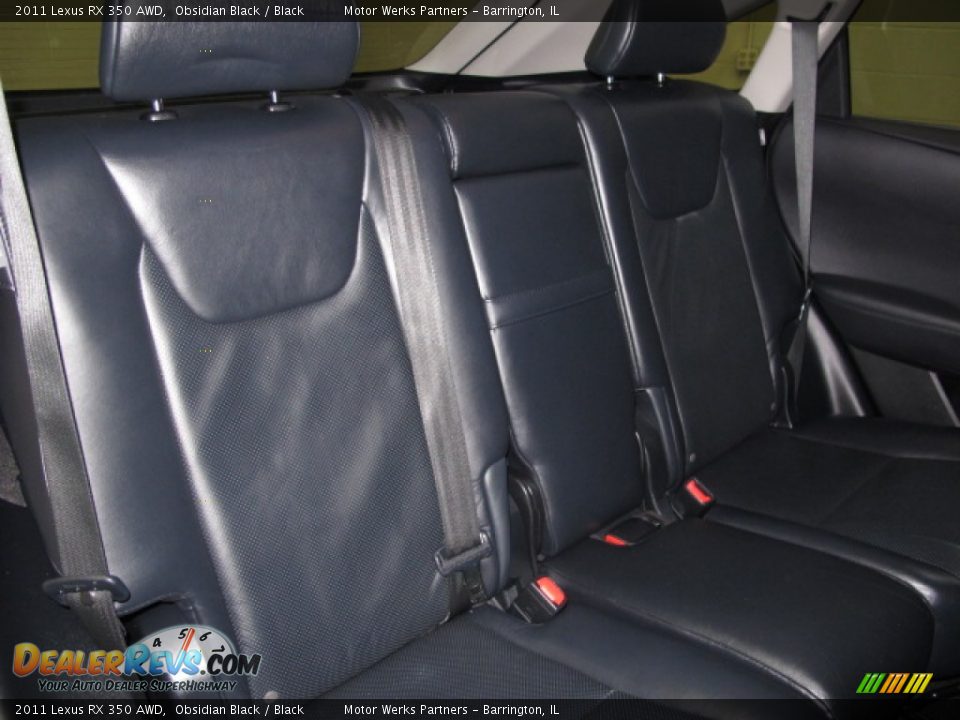 2011 Lexus RX 350 AWD Obsidian Black / Black Photo #19