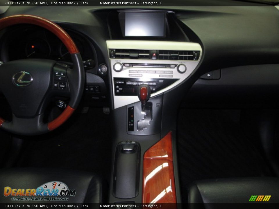 2011 Lexus RX 350 AWD Obsidian Black / Black Photo #23
