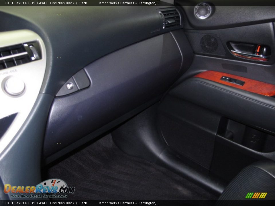 2011 Lexus RX 350 AWD Obsidian Black / Black Photo #26