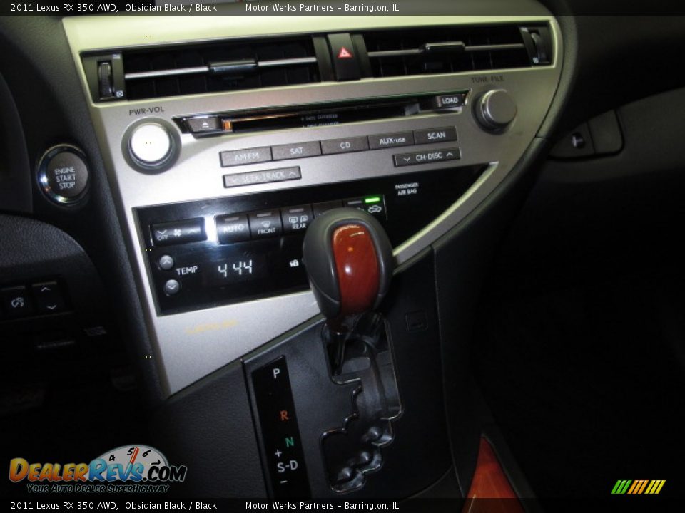 2011 Lexus RX 350 AWD Obsidian Black / Black Photo #27