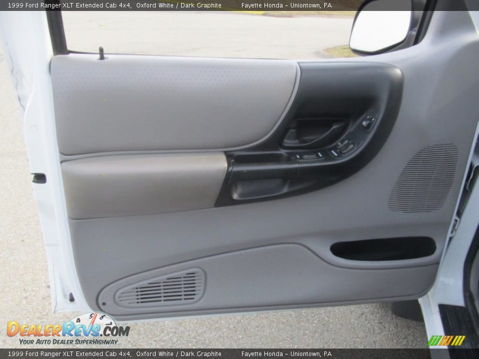 1999 Ford Ranger XLT Extended Cab 4x4 Oxford White / Dark Graphite Photo #6