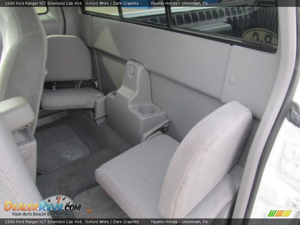 1999 Ford Ranger XLT Extended Cab 4x4 Oxford White / Dark Graphite Photo #8