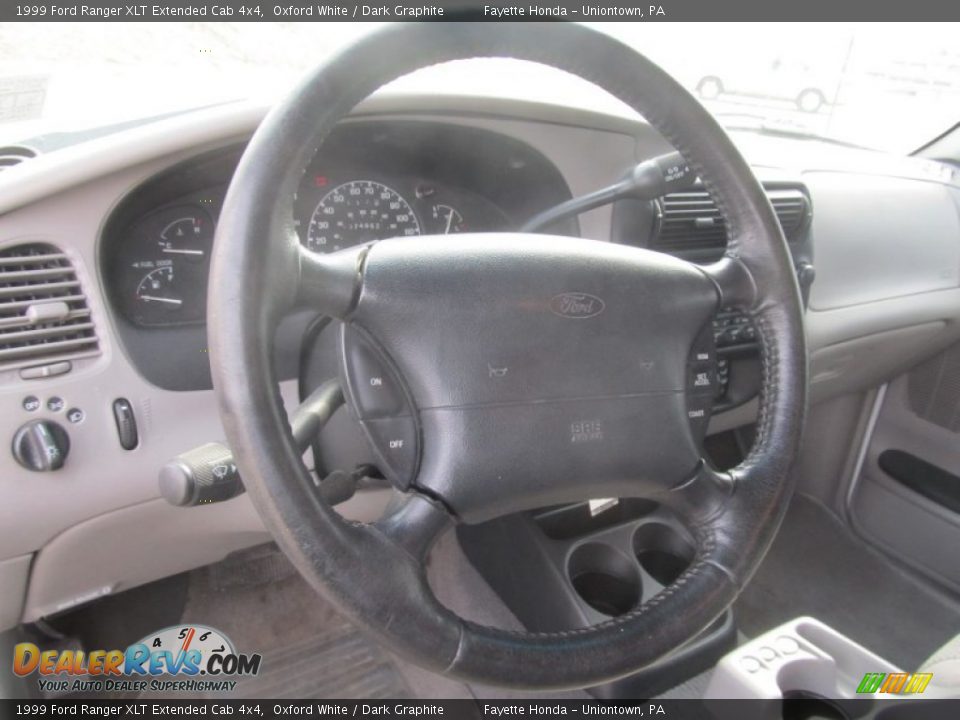1999 Ford Ranger XLT Extended Cab 4x4 Oxford White / Dark Graphite Photo #10