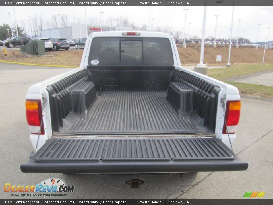 1999 Ford Ranger XLT Extended Cab 4x4 Oxford White / Dark Graphite Photo #16