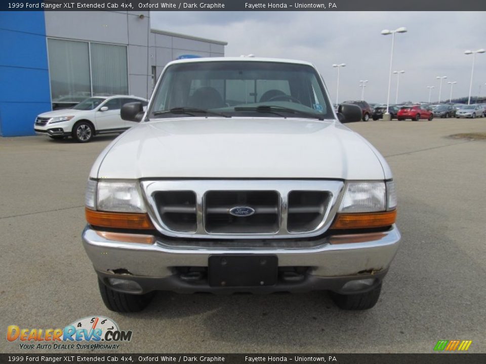 1999 Ford Ranger XLT Extended Cab 4x4 Oxford White / Dark Graphite Photo #18