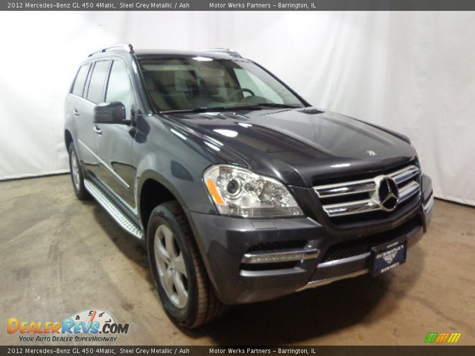 2012 Mercedes-Benz GL 450 4Matic Steel Grey Metallic / Ash Photo #1