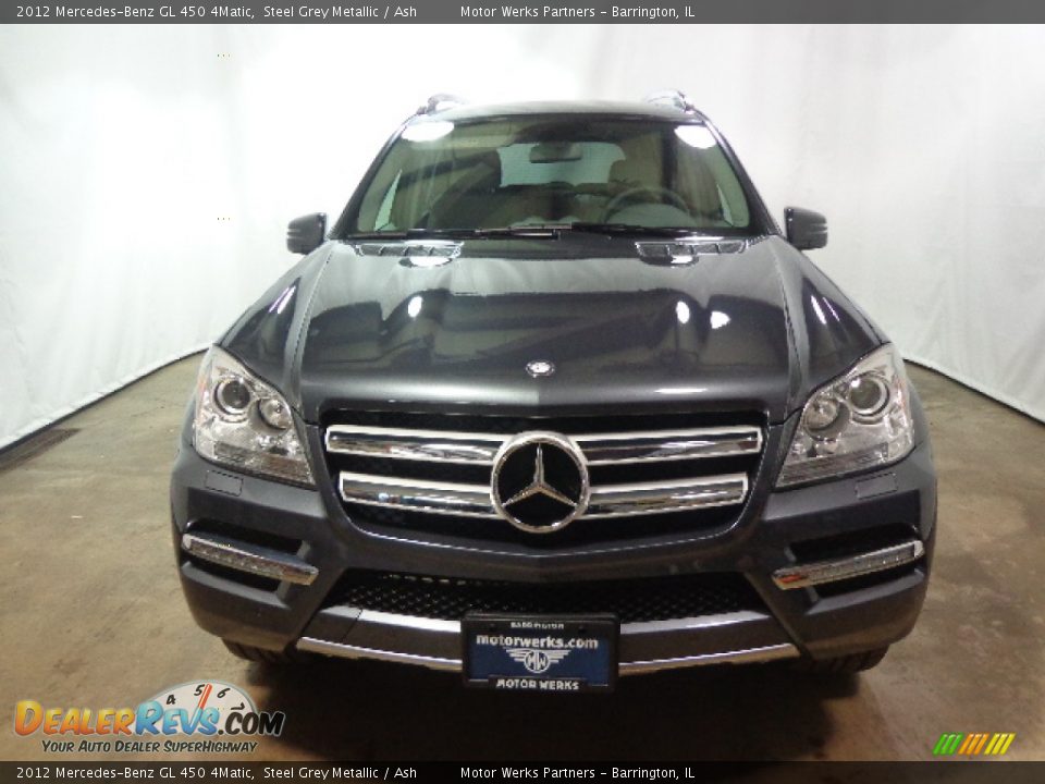 2012 Mercedes-Benz GL 450 4Matic Steel Grey Metallic / Ash Photo #2