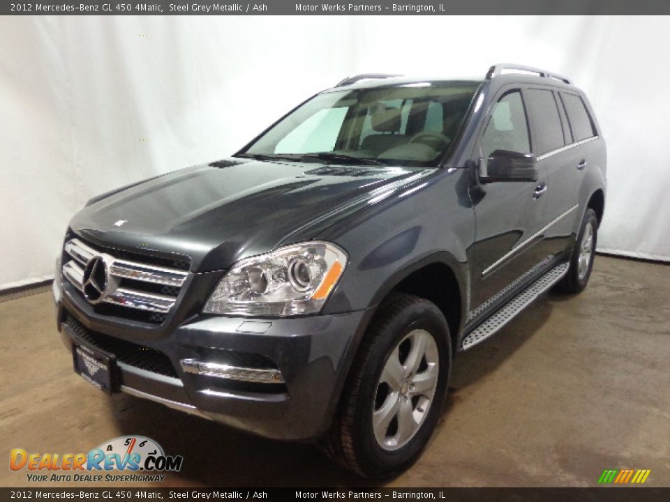 2012 Mercedes-Benz GL 450 4Matic Steel Grey Metallic / Ash Photo #3