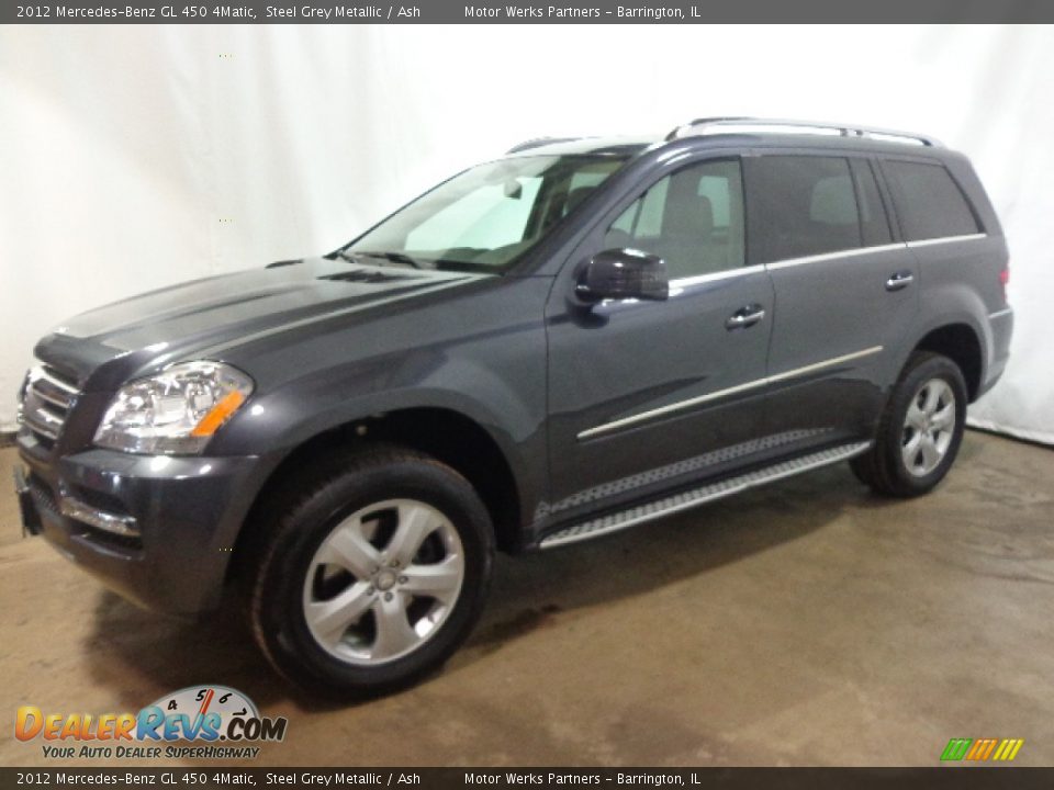 2012 Mercedes-Benz GL 450 4Matic Steel Grey Metallic / Ash Photo #4