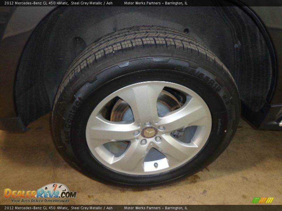 2012 Mercedes-Benz GL 450 4Matic Steel Grey Metallic / Ash Photo #5