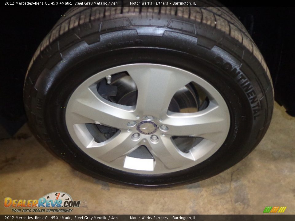 2012 Mercedes-Benz GL 450 4Matic Steel Grey Metallic / Ash Photo #6