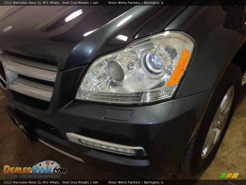 2012 Mercedes-Benz GL 450 4Matic Steel Grey Metallic / Ash Photo #8