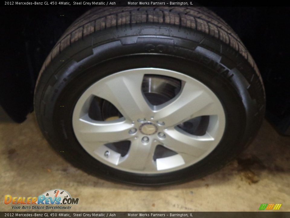 2012 Mercedes-Benz GL 450 4Matic Steel Grey Metallic / Ash Photo #9