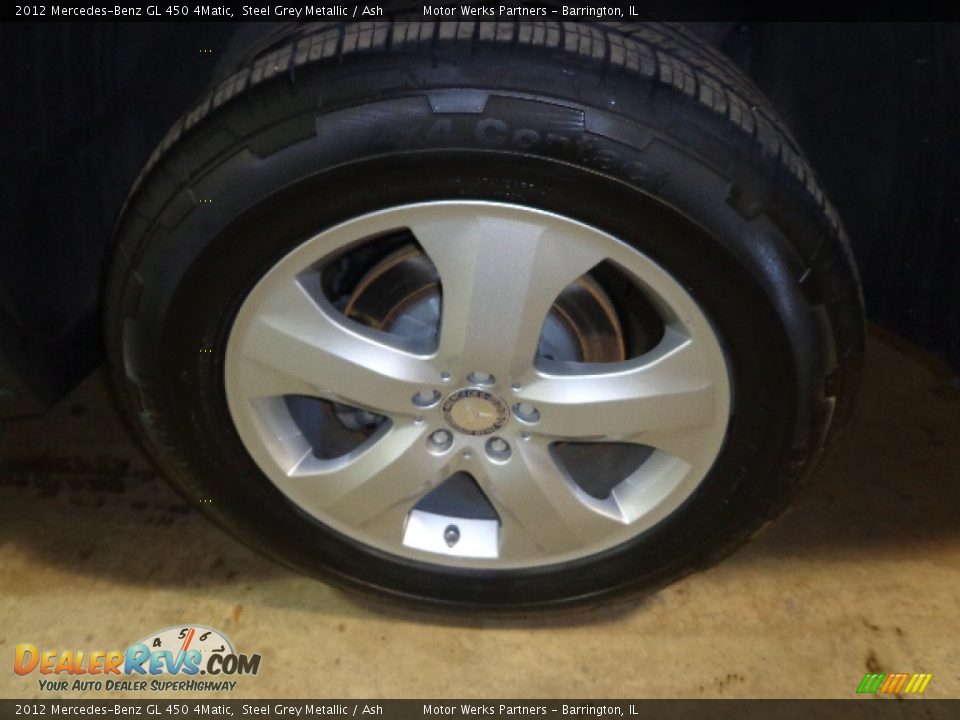 2012 Mercedes-Benz GL 450 4Matic Steel Grey Metallic / Ash Photo #10