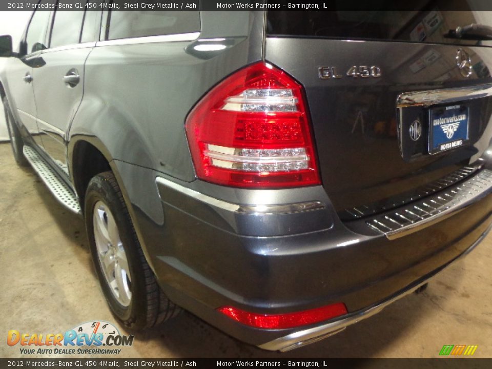2012 Mercedes-Benz GL 450 4Matic Steel Grey Metallic / Ash Photo #11