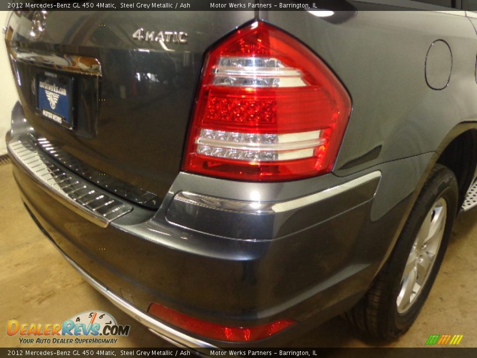 2012 Mercedes-Benz GL 450 4Matic Steel Grey Metallic / Ash Photo #12