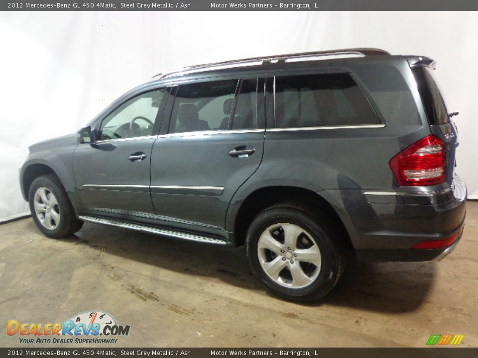 2012 Mercedes-Benz GL 450 4Matic Steel Grey Metallic / Ash Photo #13