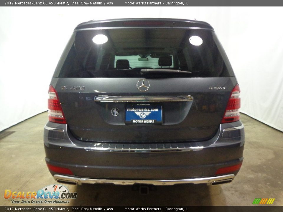 2012 Mercedes-Benz GL 450 4Matic Steel Grey Metallic / Ash Photo #15