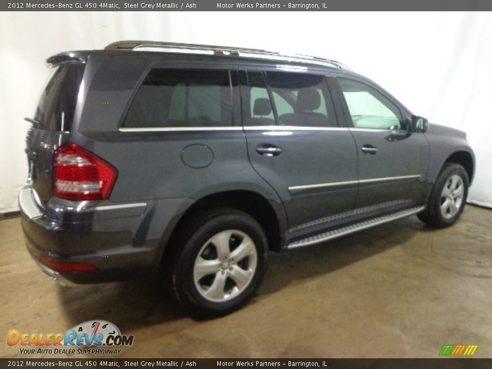2012 Mercedes-Benz GL 450 4Matic Steel Grey Metallic / Ash Photo #17