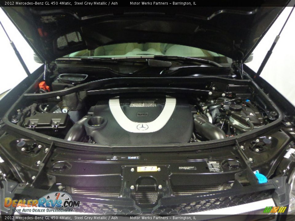 2012 Mercedes-Benz GL 450 4Matic Steel Grey Metallic / Ash Photo #18