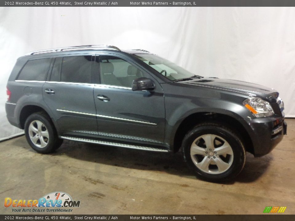 2012 Mercedes-Benz GL 450 4Matic Steel Grey Metallic / Ash Photo #19