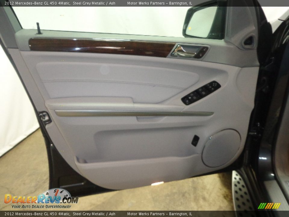 2012 Mercedes-Benz GL 450 4Matic Steel Grey Metallic / Ash Photo #21
