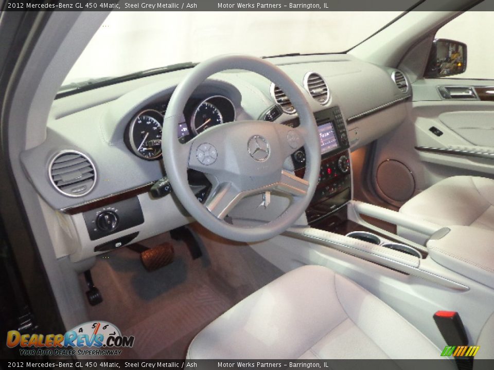 2012 Mercedes-Benz GL 450 4Matic Steel Grey Metallic / Ash Photo #22