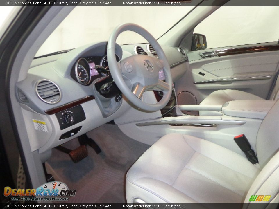 2012 Mercedes-Benz GL 450 4Matic Steel Grey Metallic / Ash Photo #23