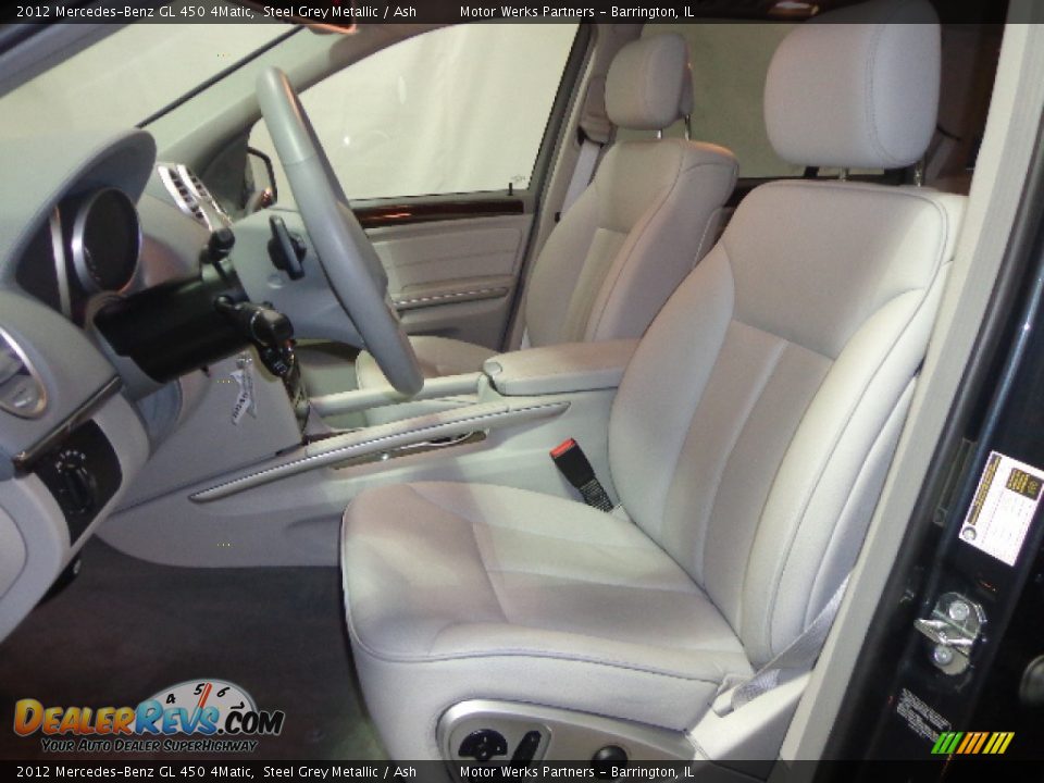 2012 Mercedes-Benz GL 450 4Matic Steel Grey Metallic / Ash Photo #25