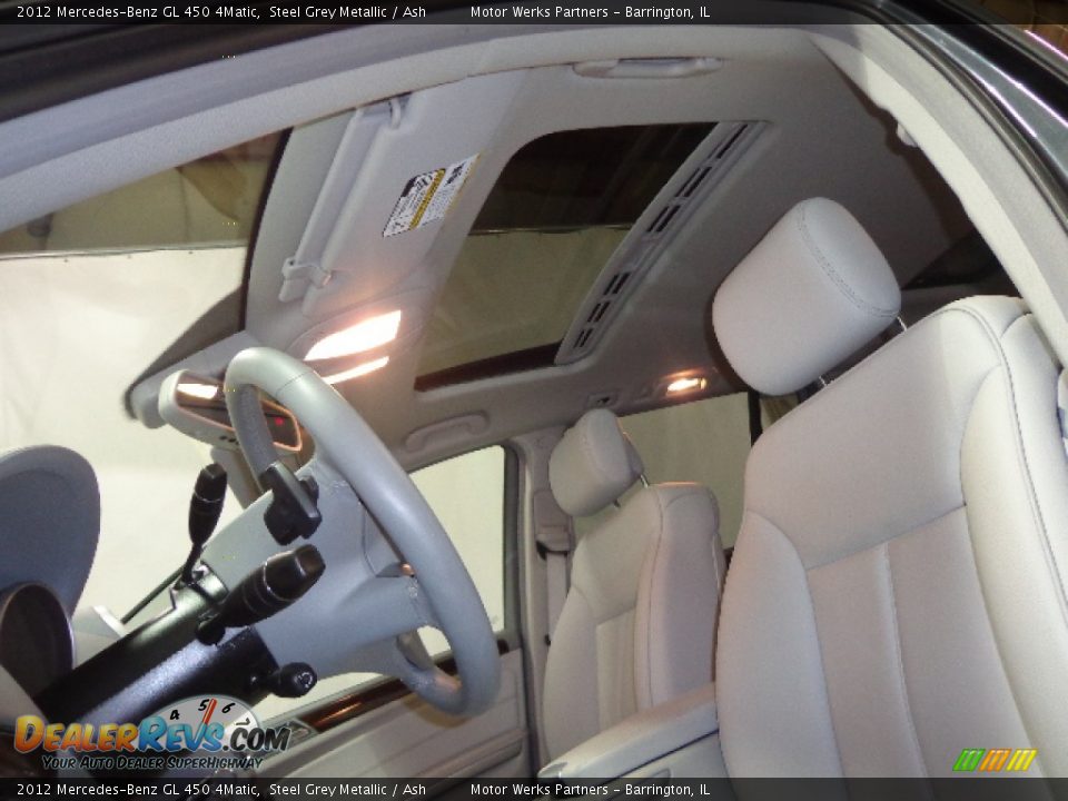 2012 Mercedes-Benz GL 450 4Matic Steel Grey Metallic / Ash Photo #26