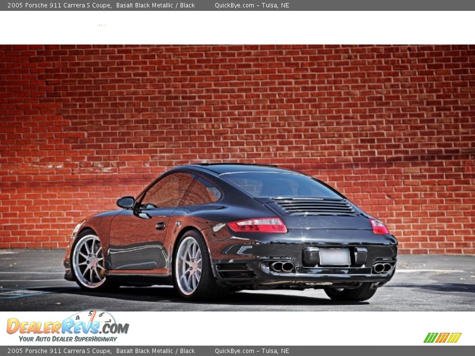 2005 Porsche 911 Carrera S Coupe Basalt Black Metallic / Black Photo #5