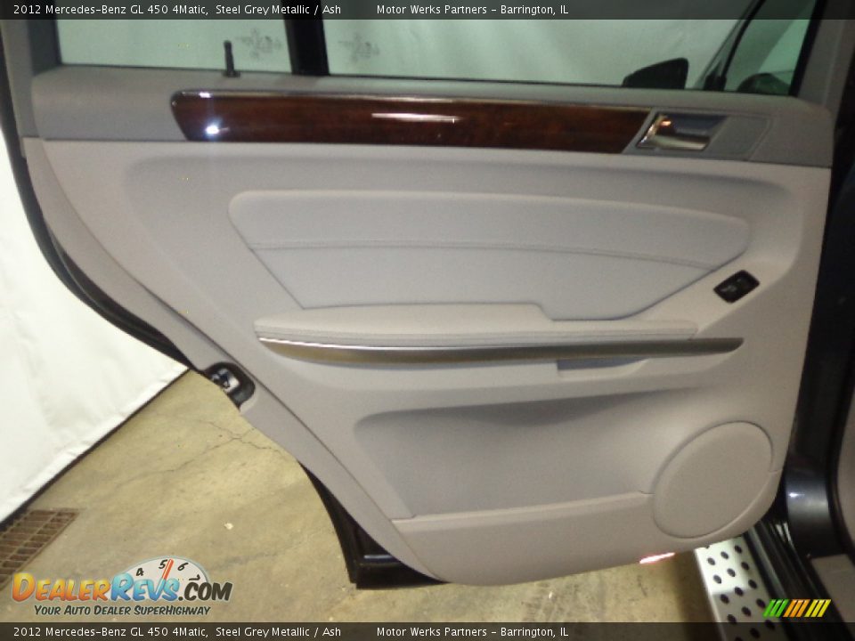 2012 Mercedes-Benz GL 450 4Matic Steel Grey Metallic / Ash Photo #27