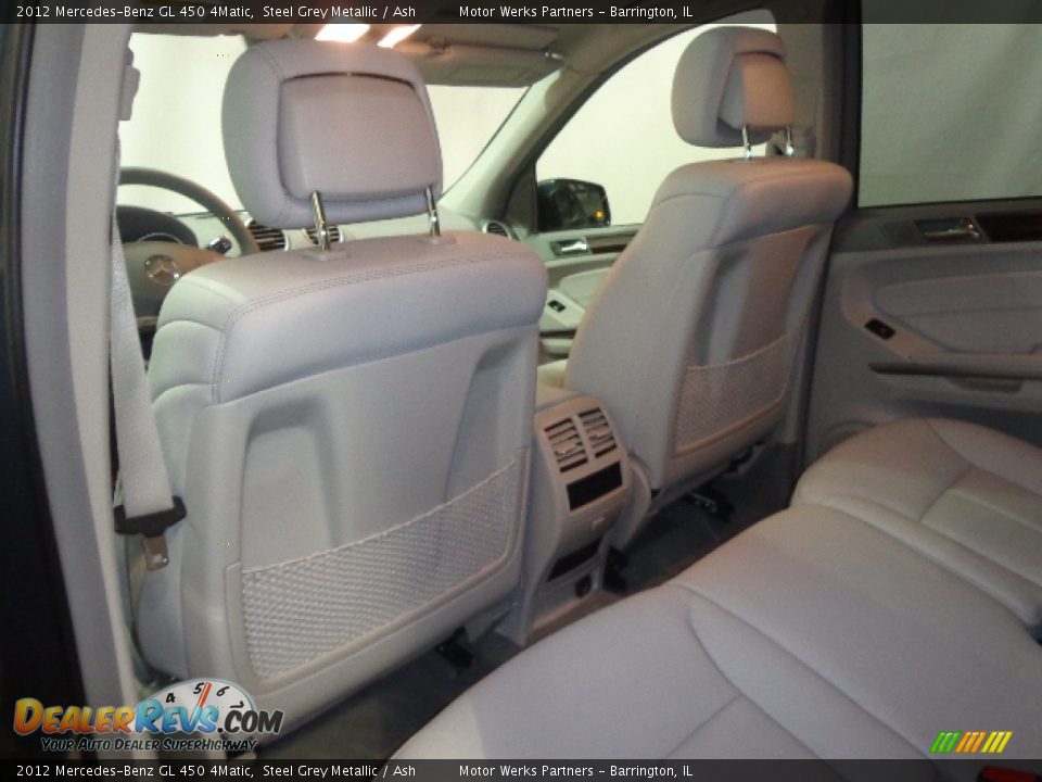 2012 Mercedes-Benz GL 450 4Matic Steel Grey Metallic / Ash Photo #28